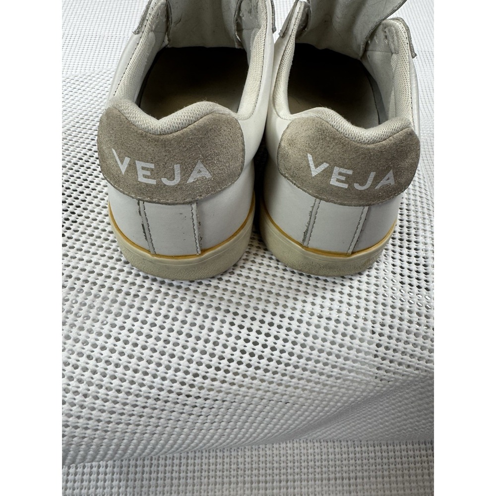 VEJA Esplar White Leather Sneakers Womens US 8 EU 39 Low Top EO0202335 - Picture 3 of 16